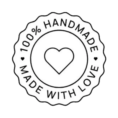 100% Handmade, made with love