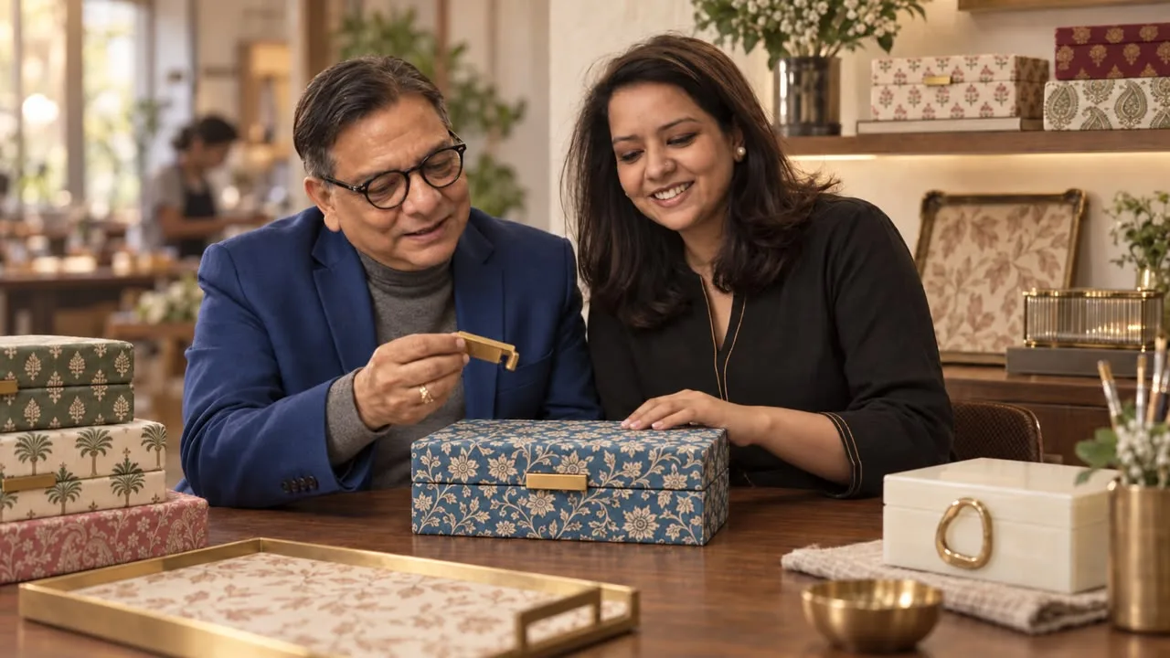 Jimmy (Ajay Gupta) and Adi (Aditi Gupta), the founders of ev